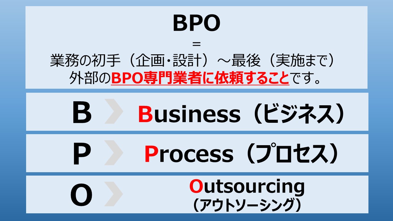 いま注目されているBPO（ビジネス・プロセス・アウトソーシング）とは？アウトソーシングとの違いも徹底解説