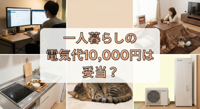 一人暮らし 電気代