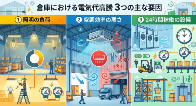 物流倉庫の電気代