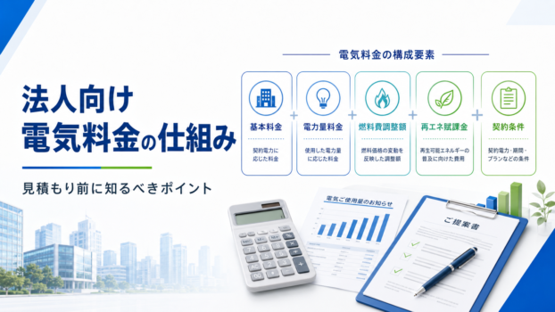 エナリス、電気料金の仕組み