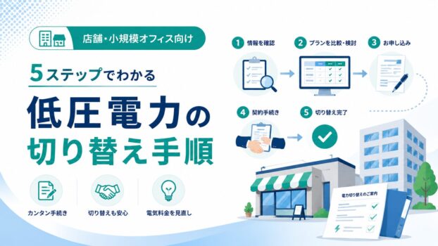 低圧電力　切り替え手順