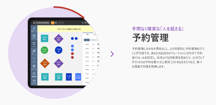 テーブルチェック_予約管理