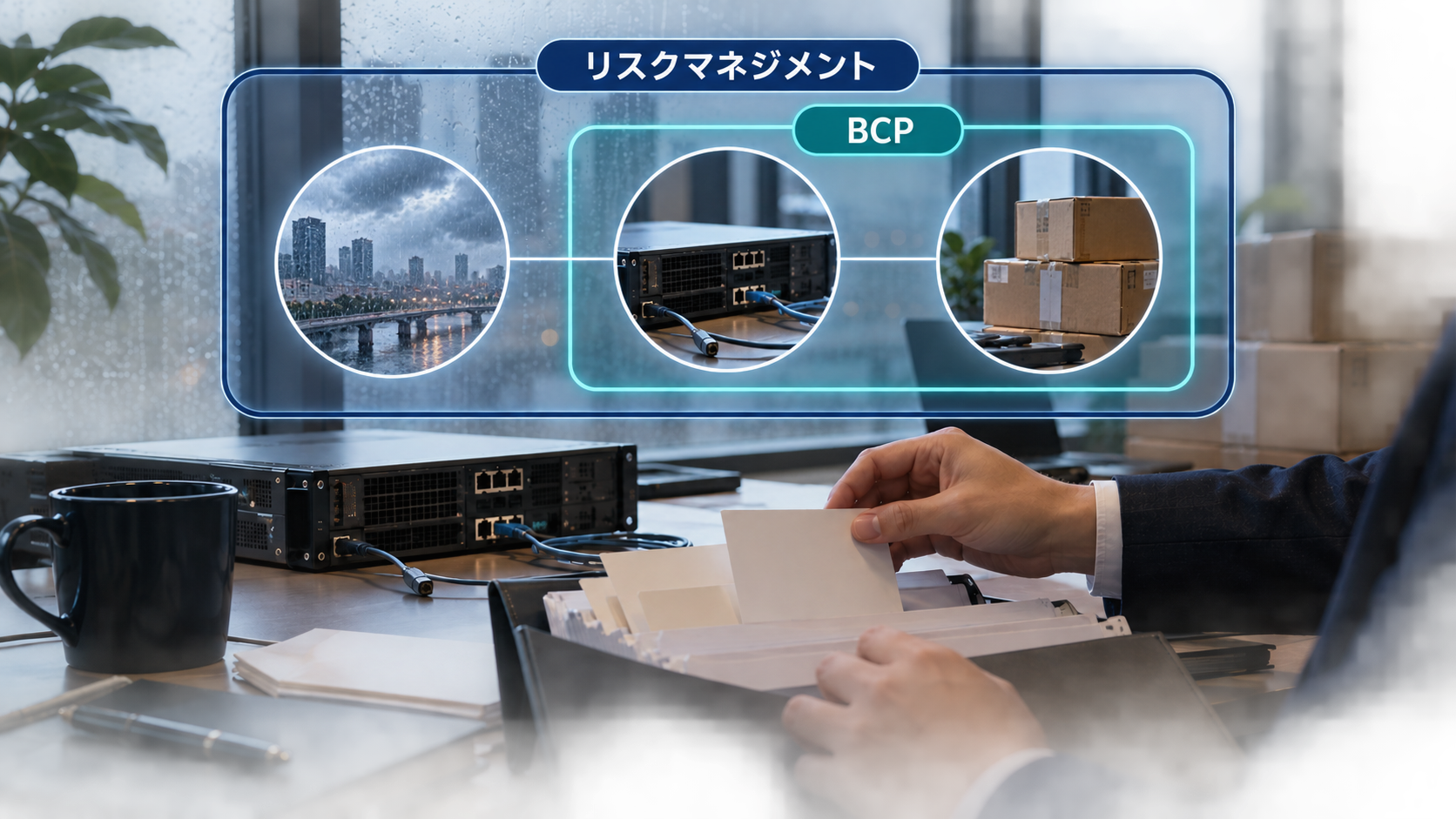 BCPとリスクマネジメントの範囲