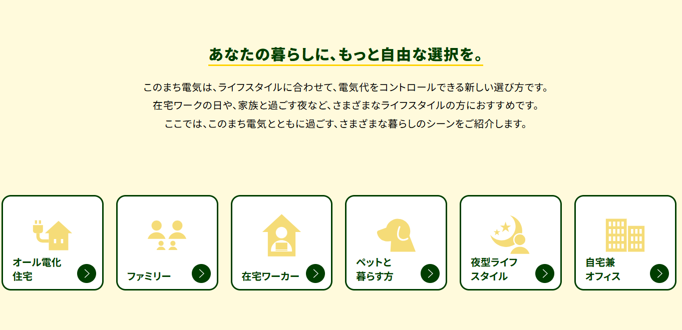 このまち電気のプラン